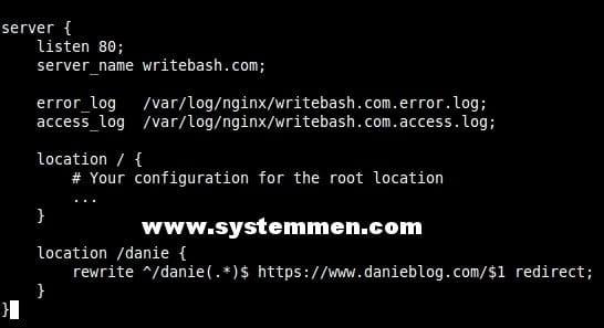 nginx-redirect-a-location-to-another-domain Nginx redirect a location to another domain 